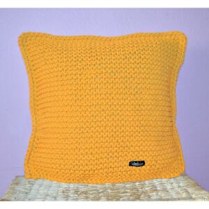 Vekadesign pletený polštářek Braided 40x40cm Barva: Oranžová