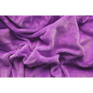 Prostěradlo mikroplyš - Fialová viola 180x200 cm (rozměr 180x200 cm)
