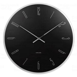 Designové nástěnné hodiny 5800BK Karlsson 40cm