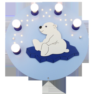 Dětské nástěnné svítidlo Elobra Lední medvěd 124260