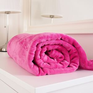 Mikroflanelová deka Exclusive růžová růžová