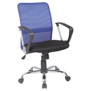 Kancelářská židle v modré a černé barvě KN057