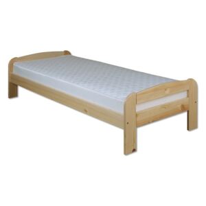 Dřevěná postel 100x200 cm s možností výběru moření typ KL122 KN095