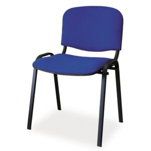 Čalouněná konferenční židle, modrá KN046