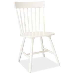 Jídelní dřevěná židle ALERO bílá