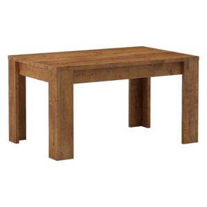 Dřevěný jídelní stůl rozkládací 160x90 cm v provedení jasan světlý KN062