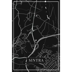 Mapa Sintra black