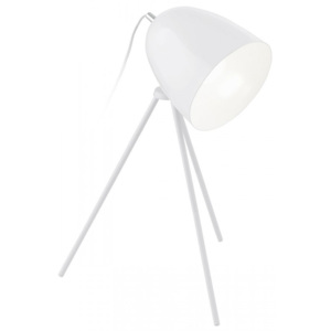 Stará Krása - Own Imports Bílá retro stolní lampa