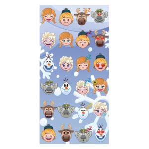 Jerry Fabrics Dětská osuška Frozen "Emoji" 70x140cm