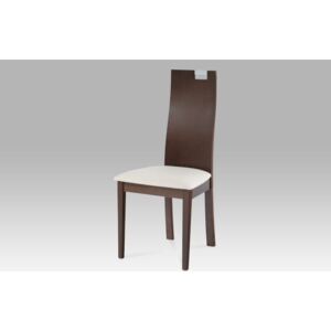Jídelní židle dřevěná dekor ořech S PODSEDÁKEM NA VÝBĚR BC-22462 WAL