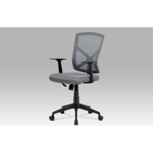 Kancelářská židle v šedé barvě látka MESH KA-H102 GREY