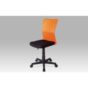 Kancelářská židle dětská oranžová plynový píst KA-BORIS ORA