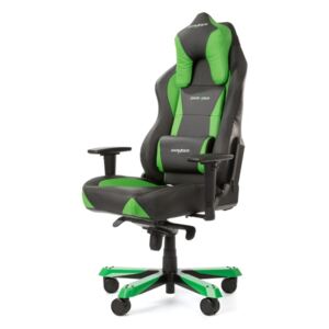 Herní židle DXRACER Wide OH/WY0/NE – umělá kůže, černá/zelená