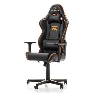 Herní židle DXRACER Racing OH/RZ58/N FNATIC – umělá kůže, černá/oranžová