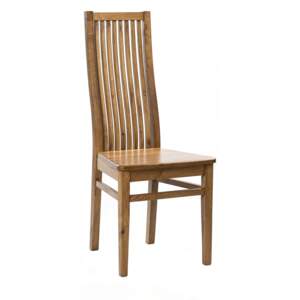Masivní dubová lakovaná židle Sandra