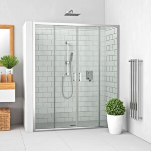 Roltechnik Roth LLD4/1600 sprchové dveře posuvné 160 x 190 cm 574-1600000-00-02 brillant / transparent