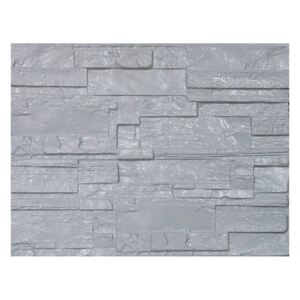 Wall Art Decor ®, 580 x 440 mm, 4.A032, 3D - PVC obkladový panel - Břidlice štípaná šedá