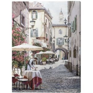 Obraz na plátně Richard Macneil - Cobbled Street, (60 x 80 cm)