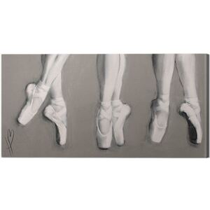 Obraz na plátně Hazel Bowman - Dancing Feet, (60 x 30 cm)