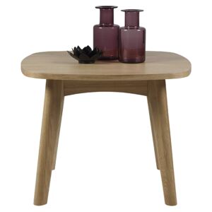 Dřevěný odkládací stolek 58x58 cm v dekoru dub DO203