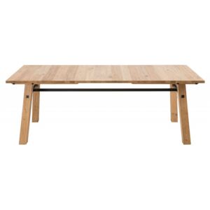 Dřevěný jídelní stůl 210x95 cm v dekoru dub DO199
