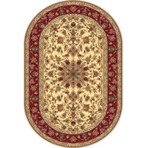 Kusový koberec Samir krémový - ovál (cream) 100 x 180 cm ovál