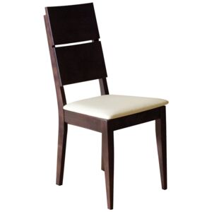 Dřevěná židle s polstrovaným sedákem KT173 masiv buk