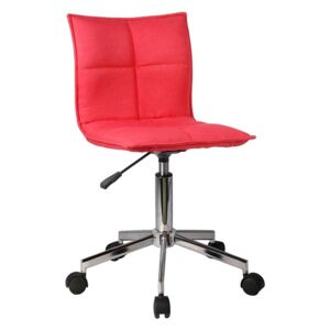 Kancelářská židle v červené barvě TK2054