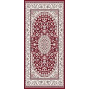 Kusový koberec Silkway X084B red 80 x 300 cm
