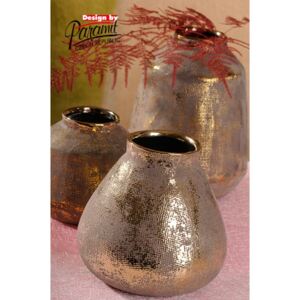 Paramit Ambra váza se zlatou patinou 17 cm