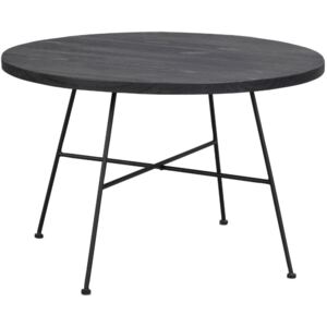 Černý borovicový konferenční stolek ROWICO GRAFTON 70 cm