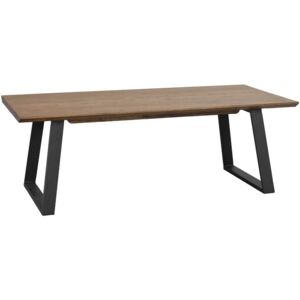 Hnědý dubový konferenční stolek ROWICO MELVILLE 140 x 65 cm