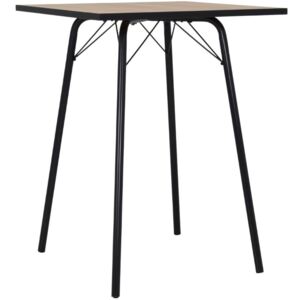Dubový barový stůl Tenzo Flow 105 cm s kovovou podnoží