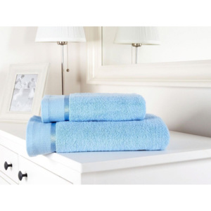 Výhodný set osuška a ručník froté Fluffy modrá