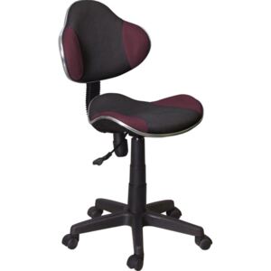 Dětská kancelářská židle - černá/fialová KN045