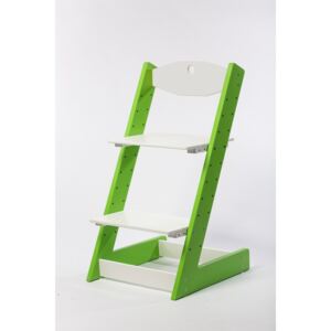 Lucas Wood Style rostoucí židle ALFA II - zelená/bílá