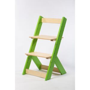 Lucas Wood Style rostoucí židle OMEGA I zelená/přírodní