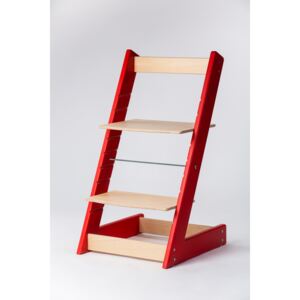 Lucas Wood Style rostoucí židle ALFA I - PRIME červená/přírodní
