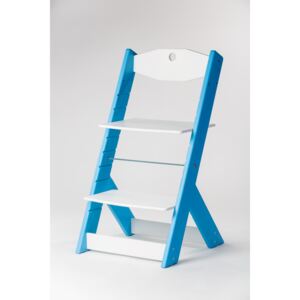 Lucas Wood Style rostoucí židle OMEGA II - PRIME modrá/bílá