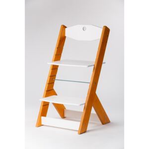 Lucas Wood Style rostoucí židle OMEGA II - PRIME modřín/bílá