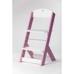 Lucas Wood Style rostoucí židle OMEGA III - PRIME lila/bílá