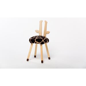 Lucas Wood Style dětská židle ŽIRAFA - přírodní židle: s podsedákem