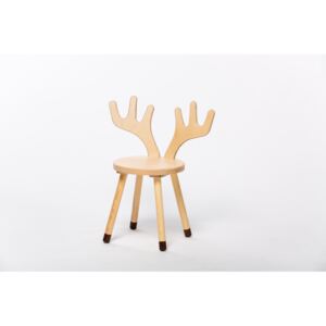 Lucas Wood Style dětská židle JELEN - přírodní židle: bez podsedáku