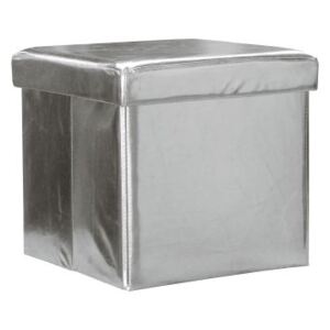 Sedací úložný box stříbrný (Sedací úložný box)
