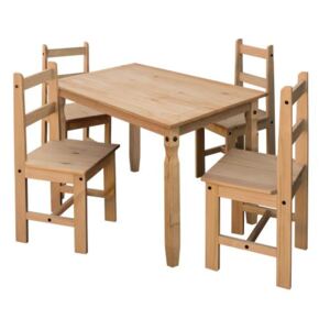 Jídelní stůl 16116 + 4 židle 1627 CORONA 2 (Jídelní stůl CORONA)