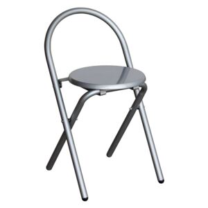IDEA Nábytek Skládací židle alu/šedá