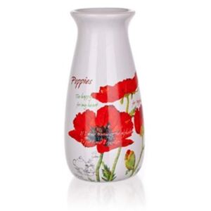 BANQUET Váza keramická RED POPPY 19 cm