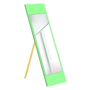 Stojací zrcadlo se zeleným rámem Oyo Concept, 35 x 140 cm