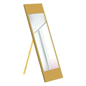 Stojací zrcadlo s hořčicově žlutým rámem Oyo Concept, 35 x 140 cm
