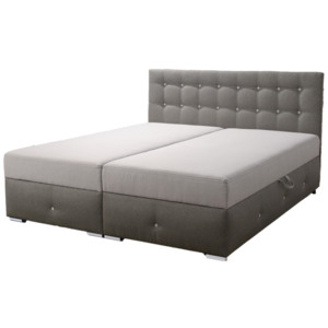Čalouněná postel DARA 200x200 fialová (Haga 2153/2154)